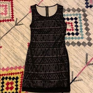 Nude lines cutout dress